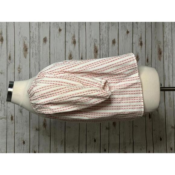 Universal Thread white and red cotton embroidered off-shoulder top Size XL - Picture 3 of 5